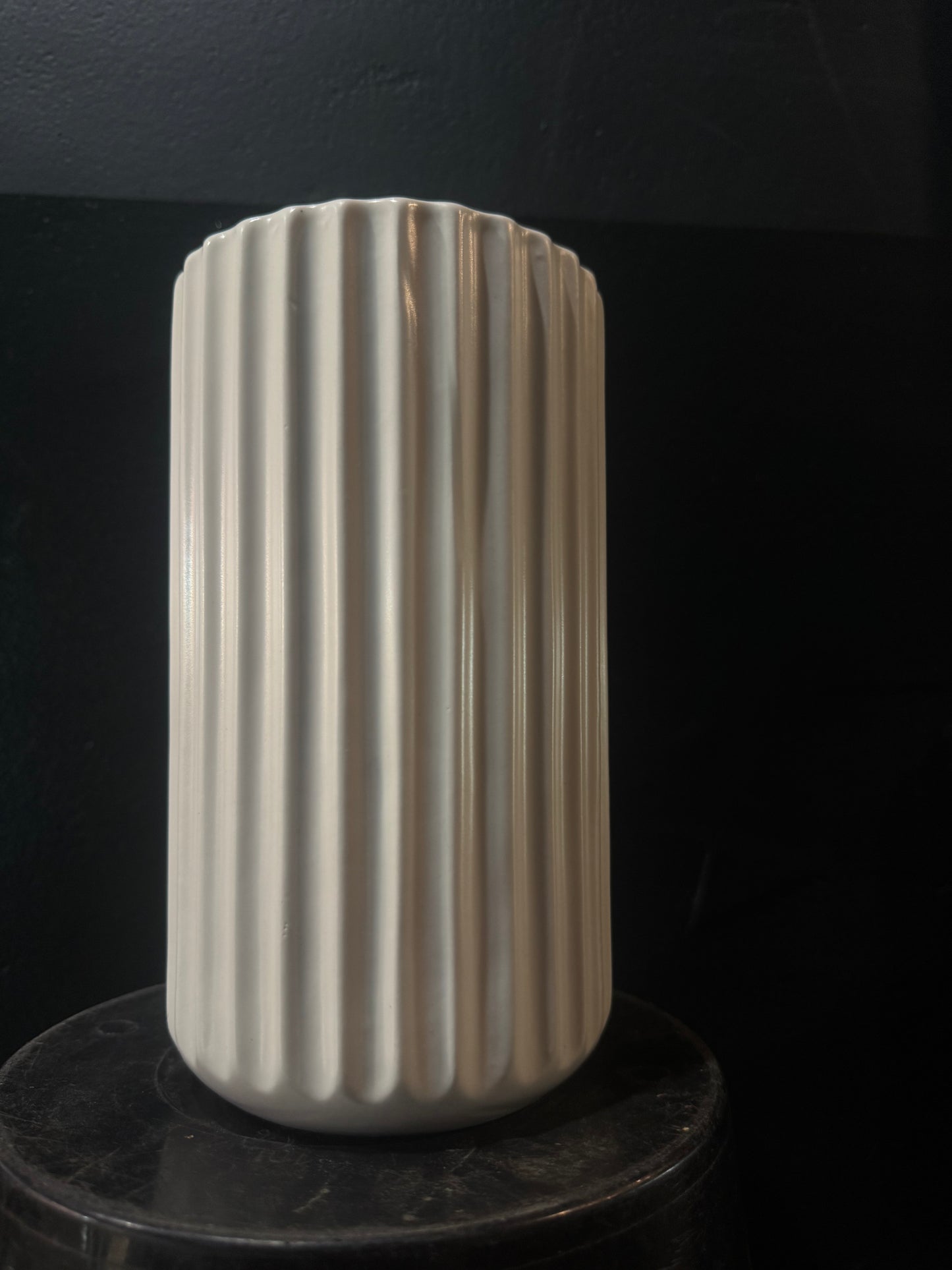 Ribbed Vase