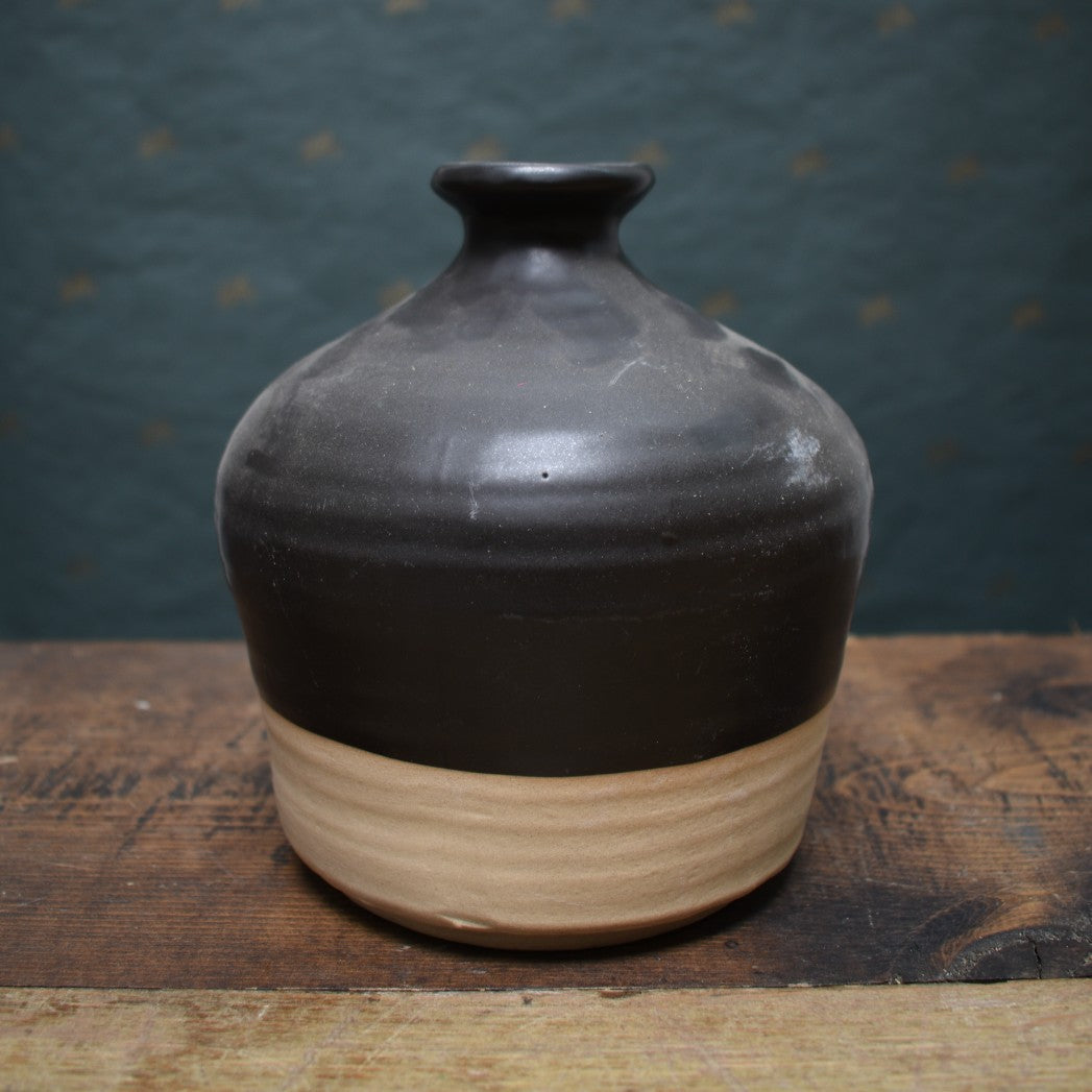 Ceramic Brown Tan Bottle