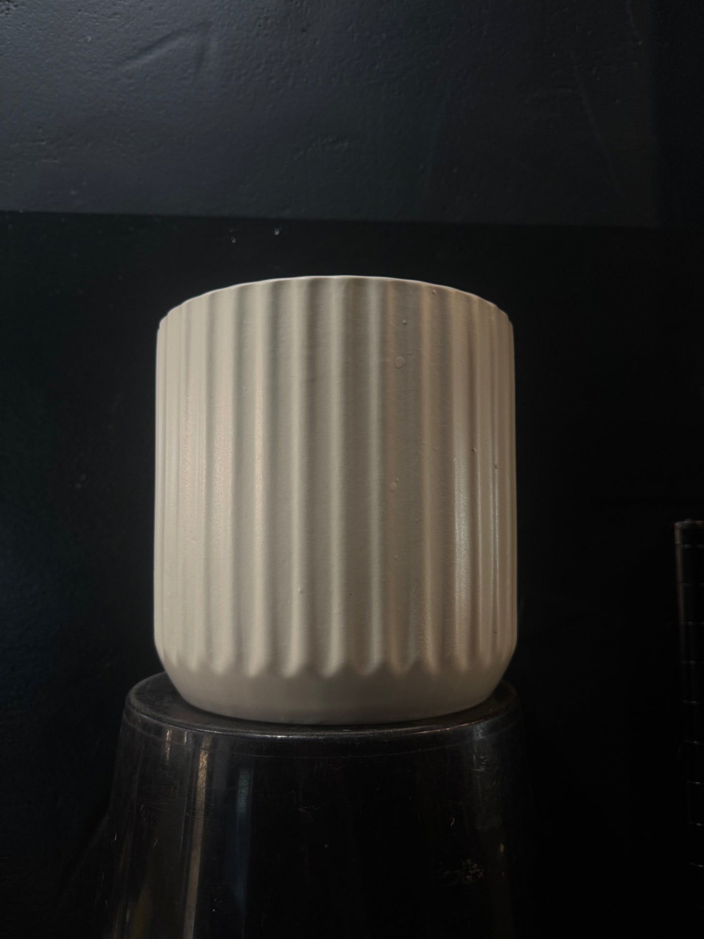 Ribbed Vase