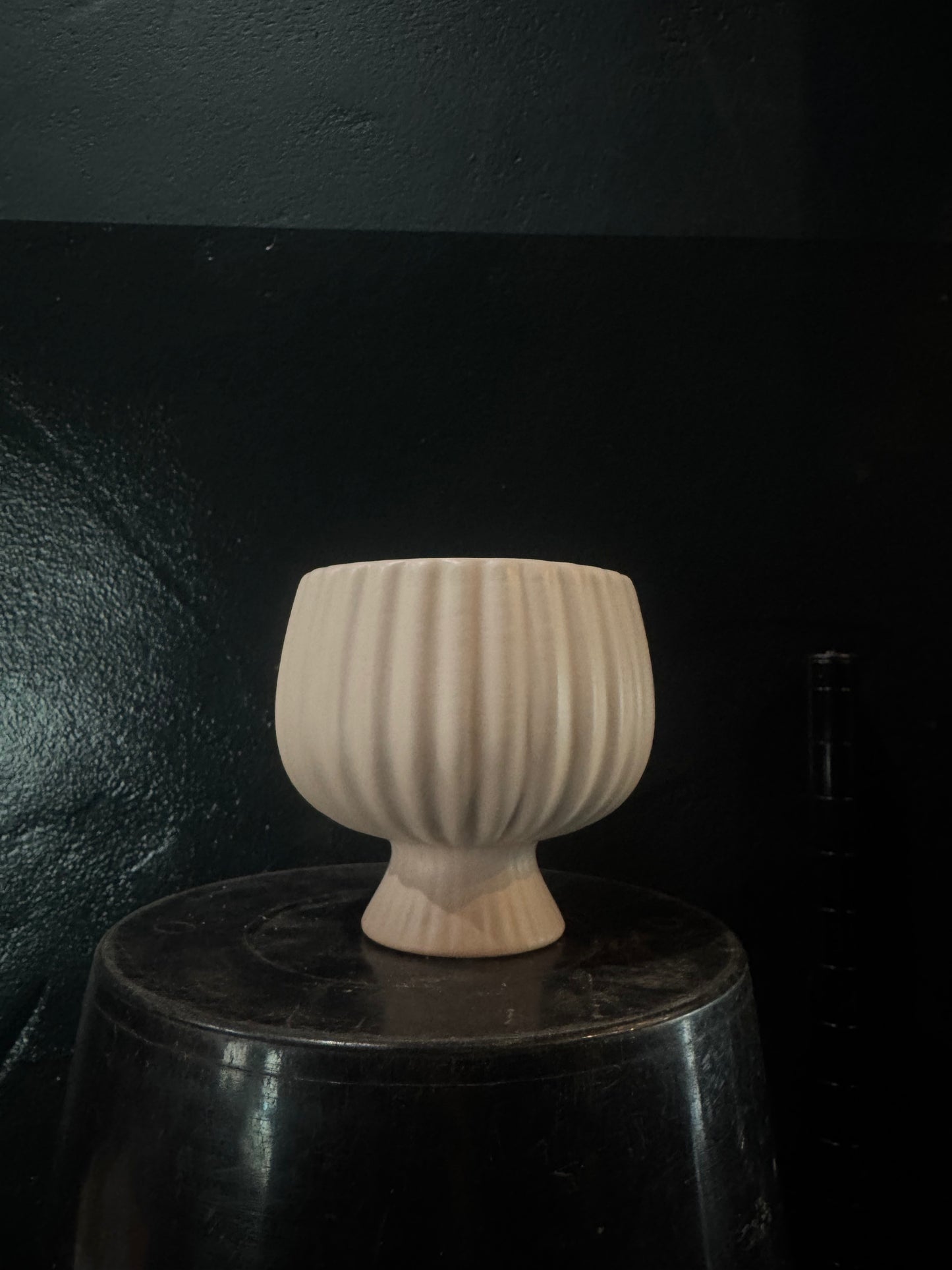 Ribbed Vase
