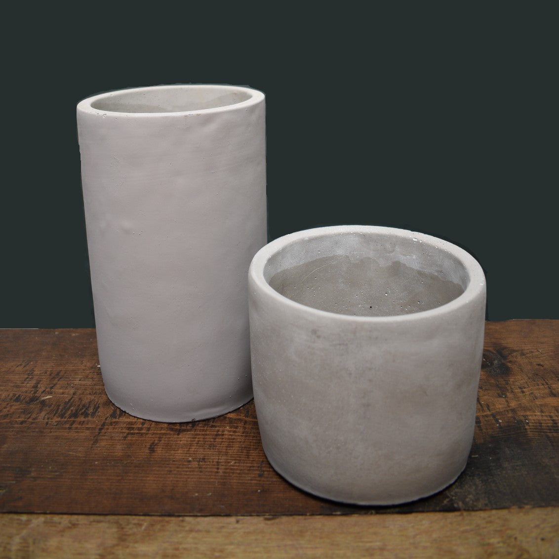 Concrete Gray Vases