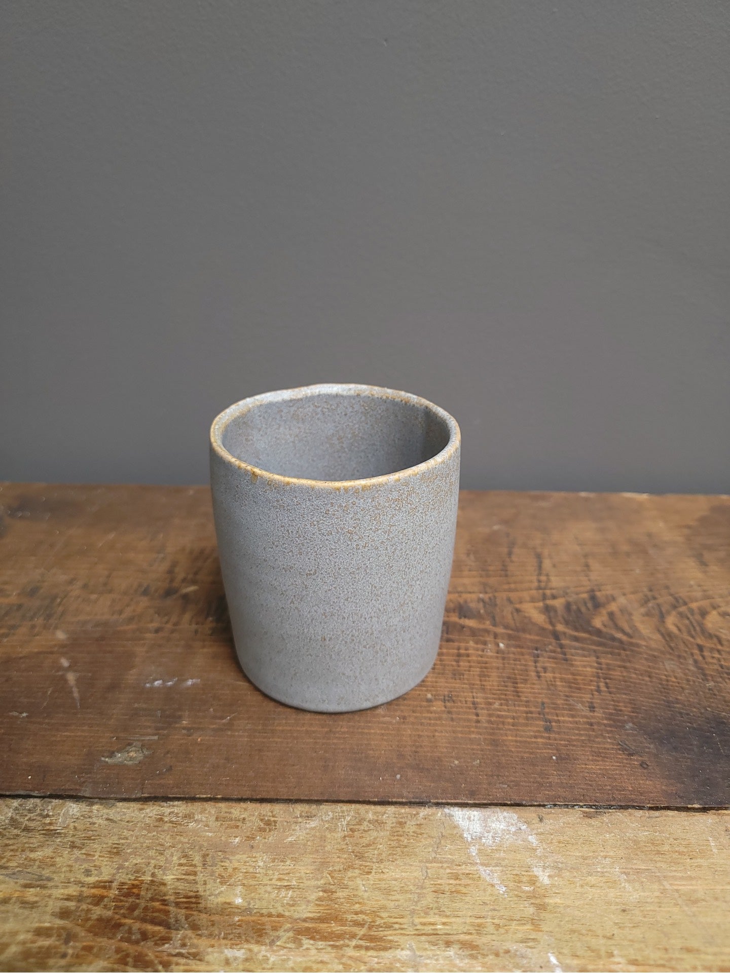Ceramic Blue Gray Cup